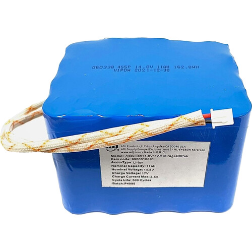 American DJ Replacement Battery for Mirage Q6 IP