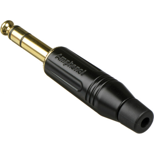 ACPS-RN-AU AMPHENOL - Conector: Jack 6,3mm Enchufe; Macho; Stereo; Vías: 3; Para