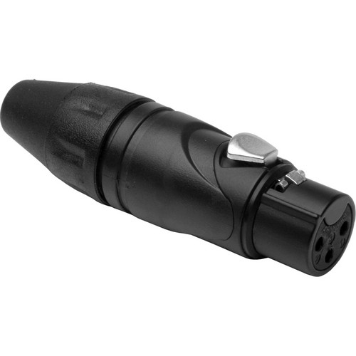Amphenol AX Series XLR Female Cable Connector with Standard Metal Shell (Matte Black)