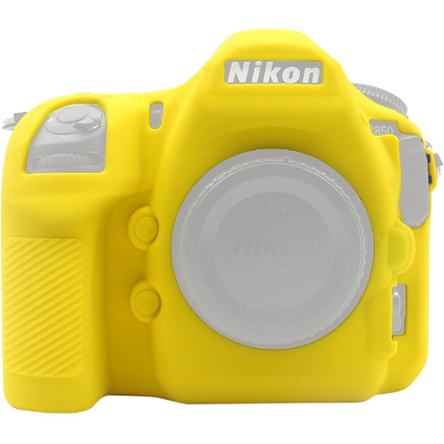 Amzer Soft Silicone Protective Case for Nikon D850 (Yellow)