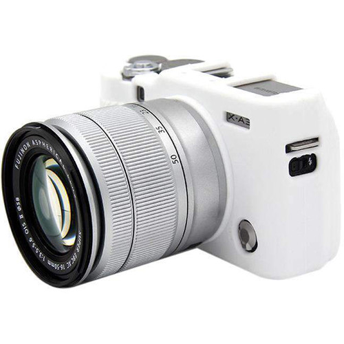 Amzer Soft Silicone Protective Case for Fujifilm X-A3, X-A10 (White)