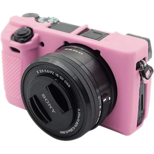 Amzer Soft Silicone Protective Case for Sony ILCE-6300 (Pink)
