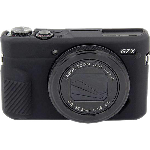 Amzer Soft Silicone Protective Case for Canon EOS G7 Mark II (Black)