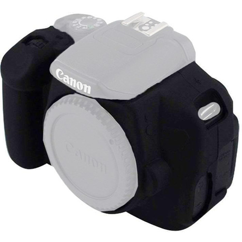 Amzer Soft Silicone Protective Case for Canon EOS 650D / 700D (Black)