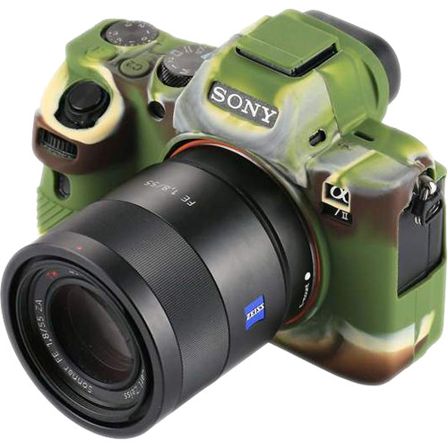 Amzer Soft Silicone Protective Case for Sony a7 II, a7R II & a7S II Cameras (Camouflage)