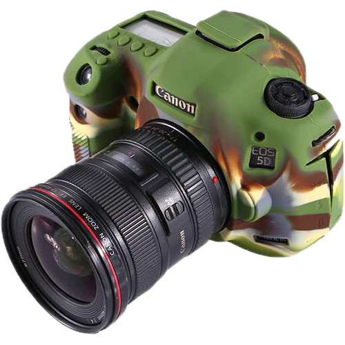 Amzer Soft Silicone Protective Case for Canon EOS 5D Mark III / 5D3 (Camouflage)