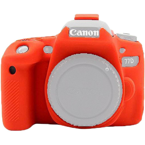Amzer Soft Silicone Protective Case for Canon EOS 77D (Red)