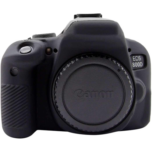 Amzer Soft Silicone Protective Case for Canon EOS 800D (Black)