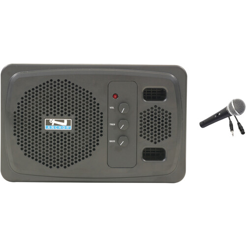 Anchor Audio AN-1000X SYSTEM ECO 1 Powered Speaker Monitor with MIC-90P Handheld Microphone