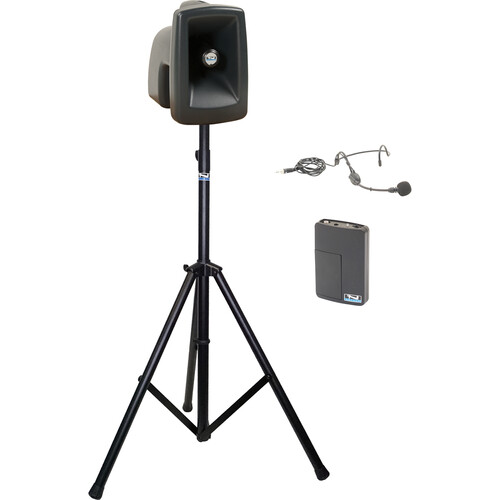 Anchor Audio MegaVox 2 SYSTEM X1 with WB-LINK Beltpack and HBM-LINK Headset Mic