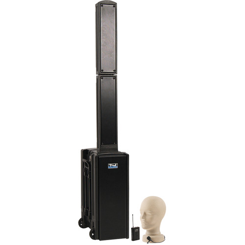 Anchor Audio BEA-BP Beacon Line Array Speaker Basic Package with Lapel Microphone