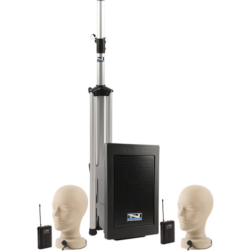 Anchor Audio EXP-BPDUAL Explorer DUAL Basic PA Package with Two Lapel Microphones