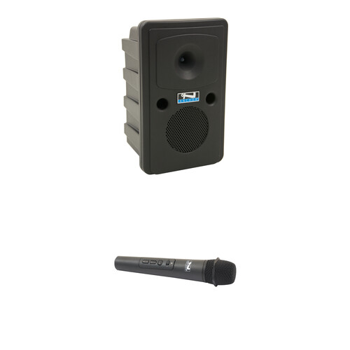 Anchor Audio GG2-U2 Go Getter Bluetooth Portable Sound System Kit with WH-LINK Wireless Handheld Microphone (1.9 GHz)