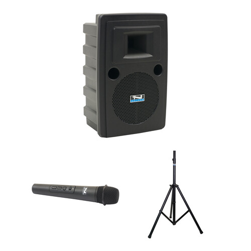 Anchor Audio Liberty Single Package with Handheld Microphone & Speaker Stand