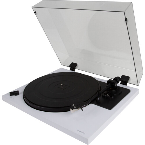 Andover Audio SpinDeck 2 Semi-Automatic Two-Speed Turntable (White)