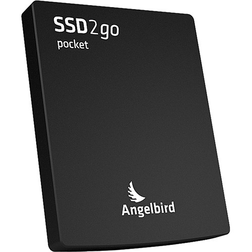 Angelbird 128GB SSD2go pocket USB 3.1 Gen 1 Type-A External Solid State Drive (Black)