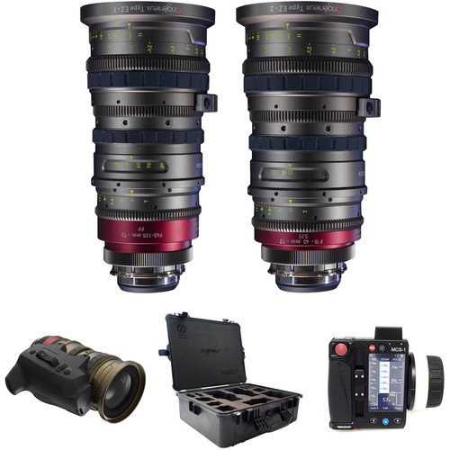 Angenieux Super 35 EZ-1 & EZ-2 Lens Kit with Servo, Movcam MCS-1