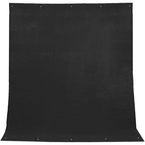 Angler Wrinkle-Resistant Fleece Background (Black, 9 x 10')