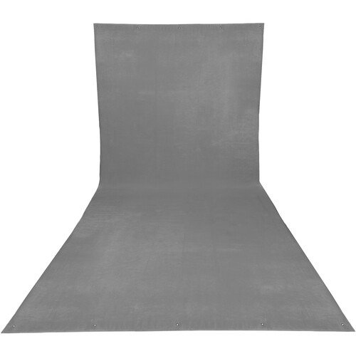 Angler Wrinkle-Resistant Fleece Background (Gray, 9 x 20')