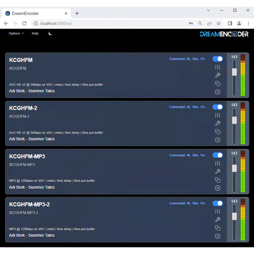 Angry Audio dreamEncoder Streaming Engine Software
