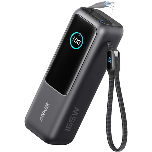 Anker A1695 165W USB-C Power Bank (25,000mAh, Space Black)