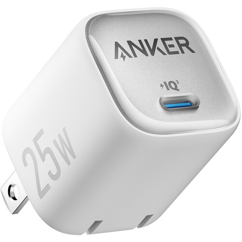 FCRB ANKER バッテリーチャージャー Anker 25W USB-C Wall Charger A2656J21-1 B&H Photo Video