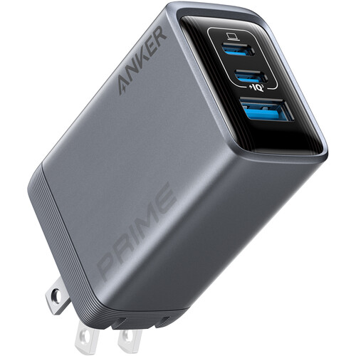 Anker Prime 100W 3-Port USB GaN Wall Charger A2688J41-1 B&H