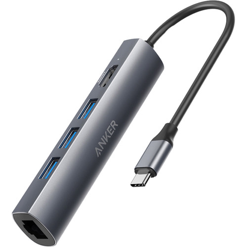 ANKER 5-in-1 Premium Multiport USB Type-C Data Hub A83310A1 B&H