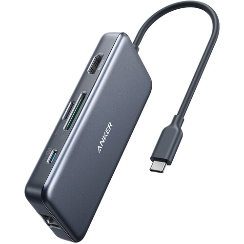 ANKER PowerExpand+ 7-Port USB 3.0 Multi-Adapter Hub with Charging and Ethernet