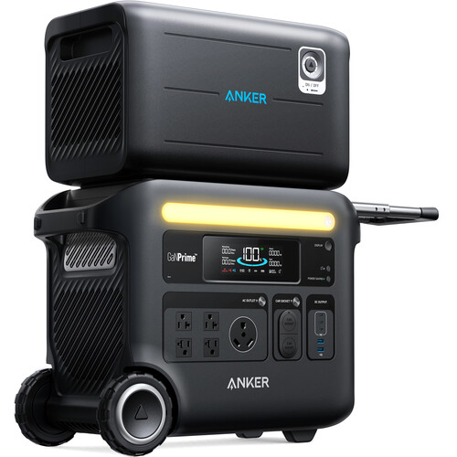 Anker SOLIX F2600 Portable Power Station with Expansi B178111K