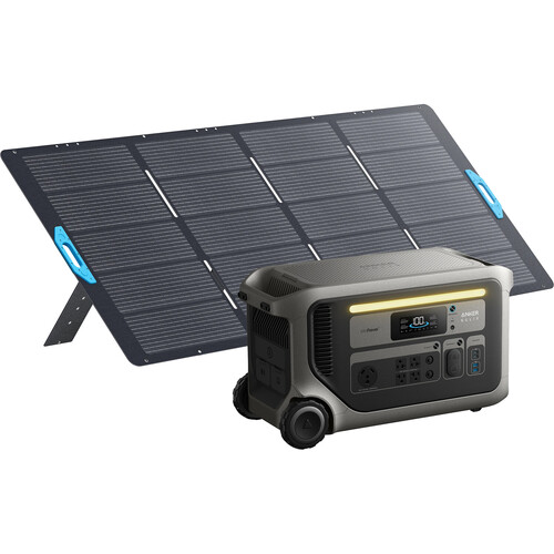 Anker SOLIX F3000 3600W Portable Power Station with 400W Solar Panel