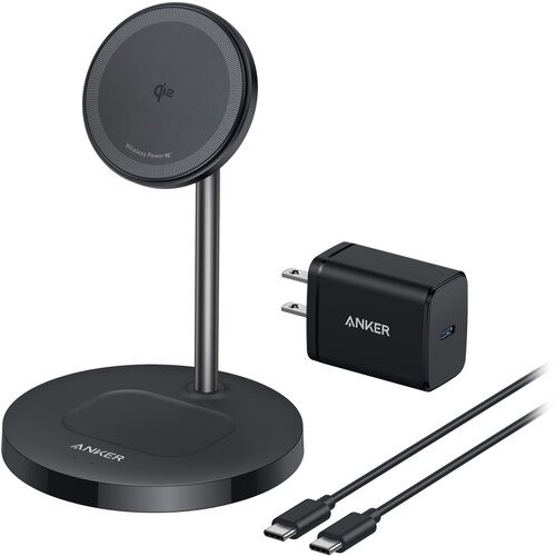Anker MagGo Wireless Charging Stand & Base B2544J11-1 B&H Photo