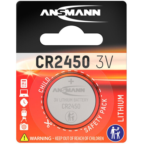 Ansmann CR2450 3V Lithium Battery (Single-Pack)