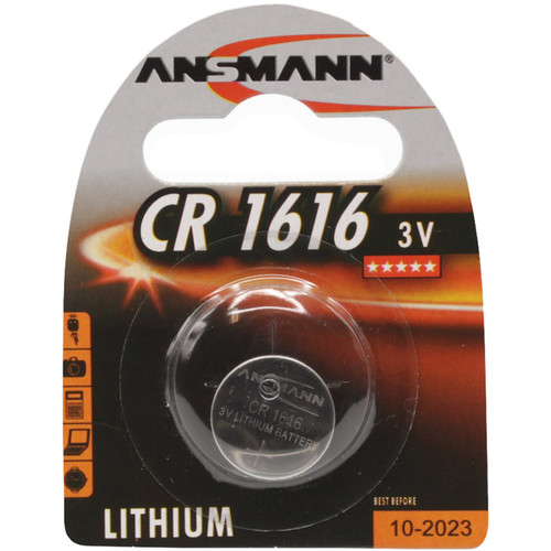 Ansmann CR1616 3V Lithium Battery (Single-Pack)