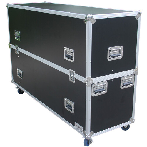 Antakipro Rolling Fly Drive Case for Two 63" LED or Plasma Displays