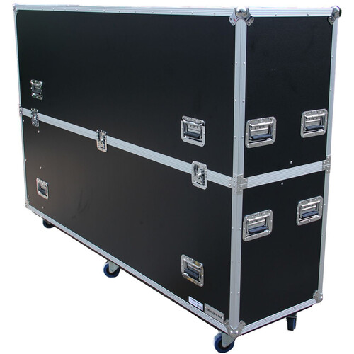 Antakipro Fly Drive Case with Wheels for Two 90" TVs/Monitors