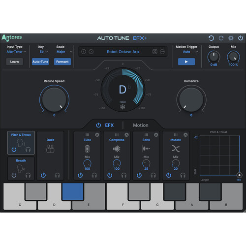 Antares Audio Technologies Auto-Tune EFX+ 10 Plug-In with 1-Year of AutoTune Producer