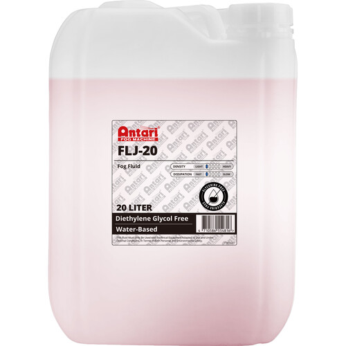 Antari FLJ-20 Light Hang Time Fog Fluid (5 Gallons, Red Tint)