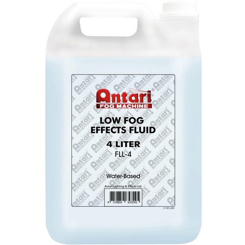Antari FLL-4 Low Fog Effects Fluid for Antari Fog Machines (1 Gallon, Blue Formula)