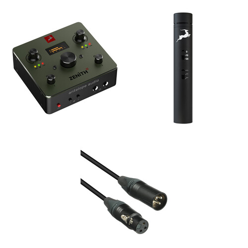 Antelope Zenith 2 Portable 2x2 USB-C Audio Interface Kit with Edge Note Modeling Microphone and Cable