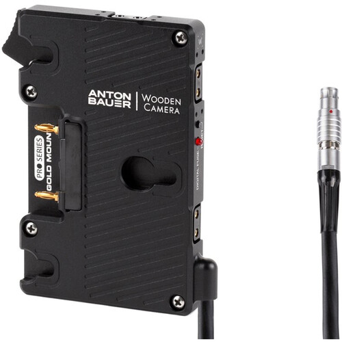 Anton/Bauer Pro Gold Mount Battery Bracket with Canon C Series 4-Pin LEMO-Type Output