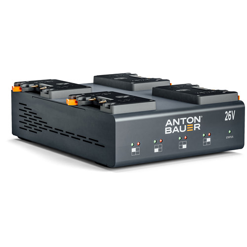 Anton/Bauer QUAD 6A Multi-Voltage Gold Mount/Plus Charger