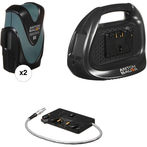 Anton/Bauer Digital 90 Battery Kit with Dual Charger & Plate for Canon C300 Mark II (Gold Mount)