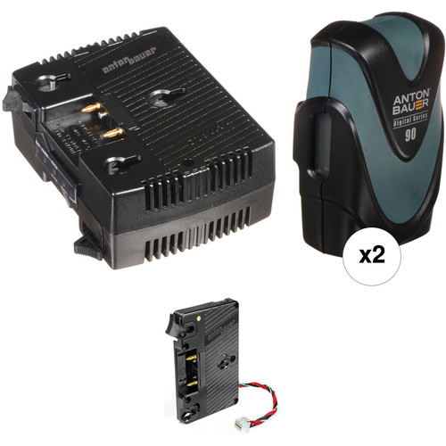 Anton/Bauer Dual Digital 90 & Charger Kit for URSA / URSA Mini (Gold Mount)
