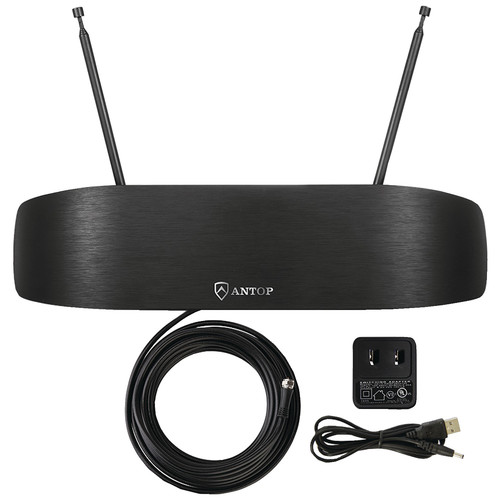 ANTOP Antennas BOW AT-217B Amplified Indoor HDTV Antenna