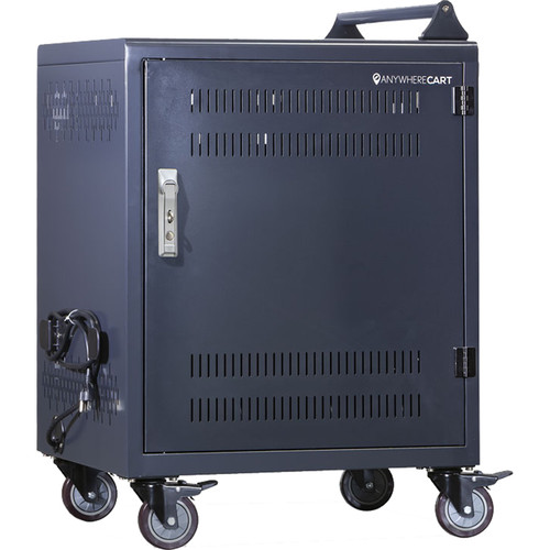 Power Technologies AC-30 LITE Series 30-Bay Secure Tablet/Laptop Charging Cart