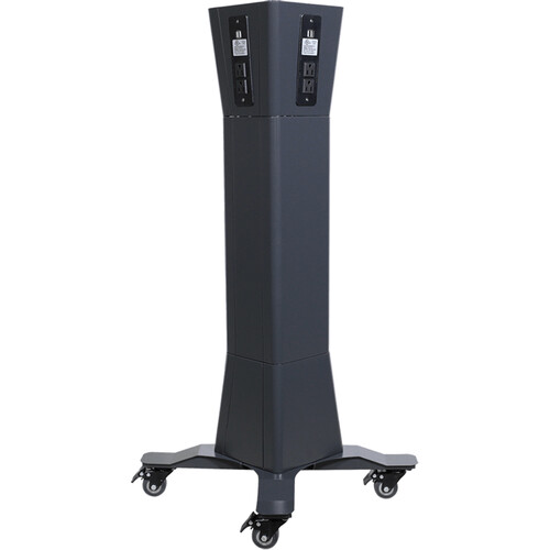 Power Technologies 8-Port AC / 8-Port USB Rolling Charge Stand