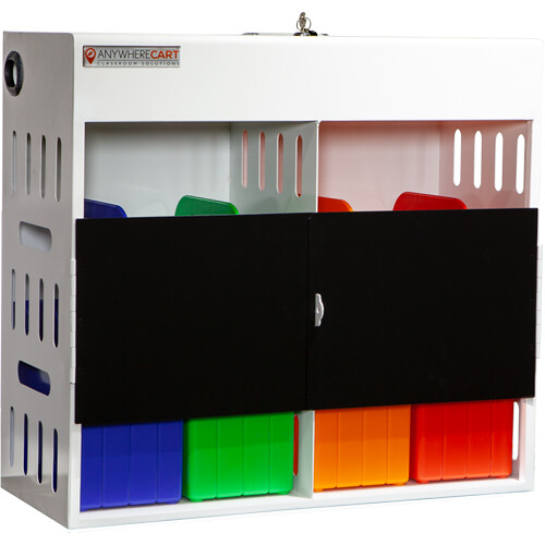 Power Technologies 16 Device Charging Cabinet with Carry Out Baskets