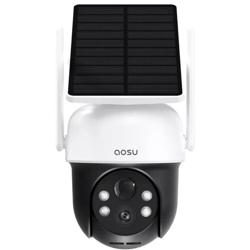 aosu SolarCam D1 Classic 2K Outdoor Solar Pan/Tilt Security Camera with Night Vision