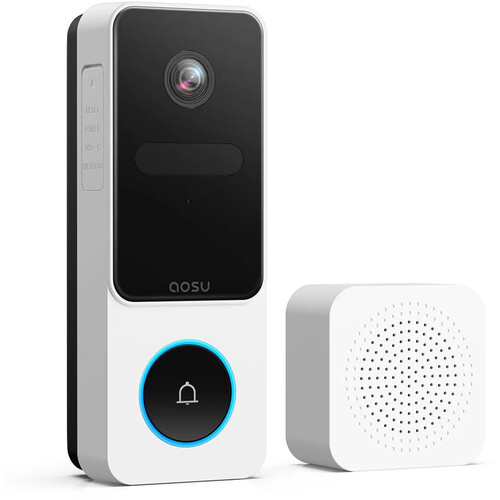 aosu 2K Smart Video Doorbell SE with Chime